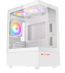 Vỏ máy tính Case T-WOLF Sea View TW-CG400W trắng