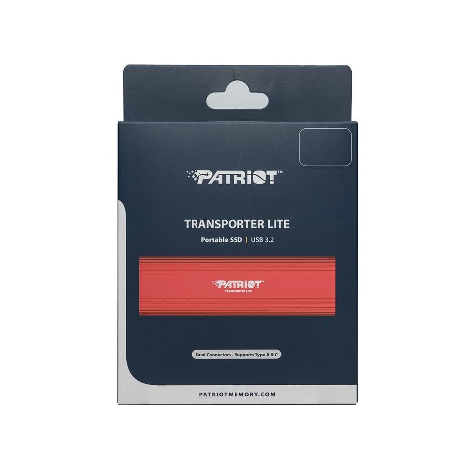 Ổ cứng SSD di động Patriot Transporter Lite 1TB TYPE-C - Red (PTPL1TBPEC)