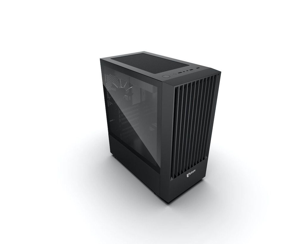 Thùng máy Jetek Game – X1 Tặng 3 Fan RGB (Đen)