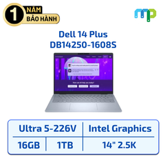 Laptop Dell 14 Plus DB14250-1608S Ultra 5-226V/16GB/SSD 1TB/Win 11/14