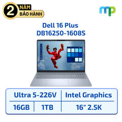 Laptop Dell 16 Plus DB16250-1608S Ultra 5-226V/16GB/SSD 1TB/Win 11/16