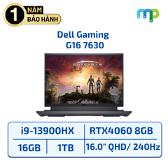 Laptop Dell G16 7630 I9-13900HX/16GB/SSD 1TB/16.0