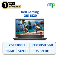 Laptop Dell Gaming G15 5520 I7-12700H/16GB/SSD 512GB/15.6