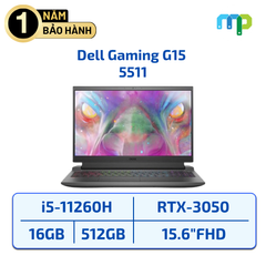 Laptop Dell G15 5511 I5-11260H/16GB/SSD 512GB/RTX 3050/15.6