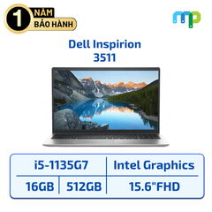 Laptop Dell Inspiron 3511 I5-1135G7/16GB/SSD 512GB/15.6