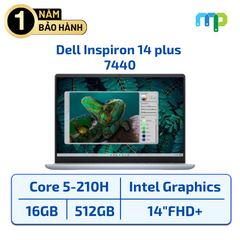 Laptop Dell Inspiron 14 plus 7440 Core 5-210H/16GB/SSD 512GB/14