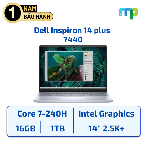 Laptop Dell Inspiron 14 plus 7440 Core 7-240H/16GB/SSD 1TB/14.0