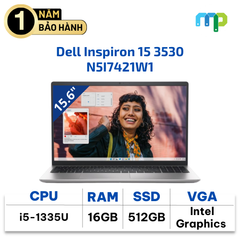 Laptop Dell Inspiron 15 3530 (i7-1355U/16GB/512GB/Intel Iris Xe/15.6