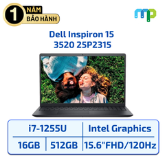 Laptop Dell Inspiron 15 3520 I7-1255U/16GB/512GB SSD/15.6