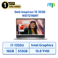 Laptop Dell Inspiron 15 3530 I7-1355U/16GB/512GB/Intel Iris Xe/15.6
