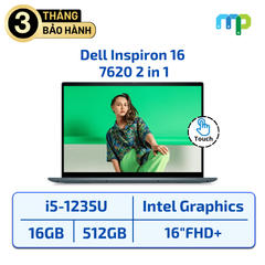 Laptop Dell Inspiron 16 7620 2 in 1 I5-1235U/16GB/SSD 512GB/16.0