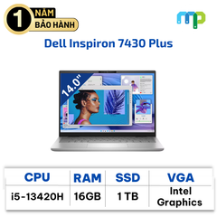 Laptop Dell Inspiron 7430 Plus I5-13420H/16GB/SSD 1TB/14