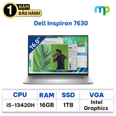 Laptop Dell Inspiron 7630 I5-13420H/16GB/SSD 1TB/16.0
