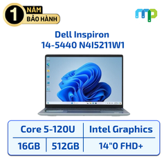 Laptop Dell Inspiron 14 5440 Core 5-120U/2*8GB/SSD 512GB/Win 11 Office HS 2021/14