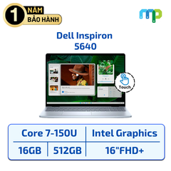 Laptop Dell Inspiron 5640 Core 7-150u/16GB/SSD 512GB/16.0