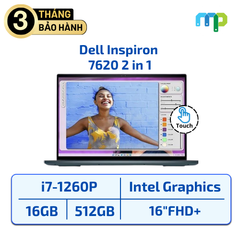 Laptop Dell Inspiron 7620 2 in 1 I7-1260P/16GB/SSD 512GB/16