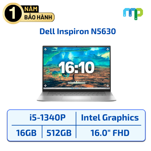 Laptop Dell Inspiron N5630 i5-1340P/16GB/512GB SSD/16.0