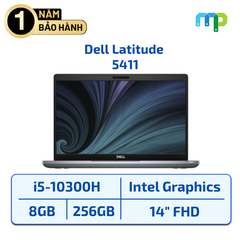 Laptop Dell Latitude 5411 I5-10300H/8GB/SSD 256GB/14.0