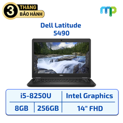 Laptop Dell Latitude 5490 i5-8250U/8GB/SSD 256GB/14