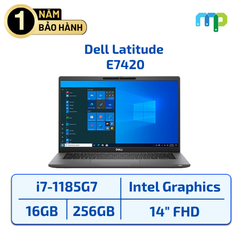 Laptop Dell Latitude E7420 I7-1185G7/16GB/SSD 256GB/14.0