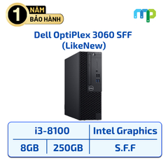 Máy bộ hãng Dell OptiPlex 3060SFF (I3-8100/8GB DDR4/250GB SSD) Like New FullBox