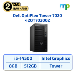 Máy bộ Dell OptiPlex Tower 7020 Intel i5-14500/ 8GB DDR5/ 512GB SSD/K+M/Win11H/ 2Y 42OT702002