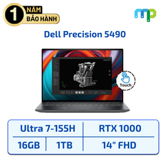 Laptop Dell Precision 5490 Ultra 7-155H/16GB/SSD 1TB/RTX 1000/14