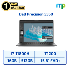 Laptop Dell Precision 5560 i7-11800H/16GB/SSD 512GB/T1200/15.6