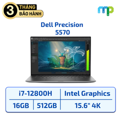 Laptop Dell Precision 5570 I7-12800H/16GB/SSD 512GB/15.6