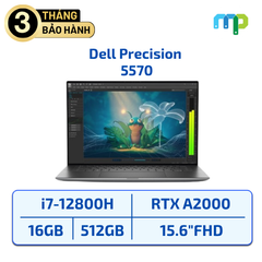 Laptop Dell Precision 5570 I7-12800H/16GB/SSD 512GB/15.6