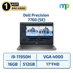 Laptop Dell Precision 7760 I9-11950H/16GB/SSD 512GB/VGA 4000/17