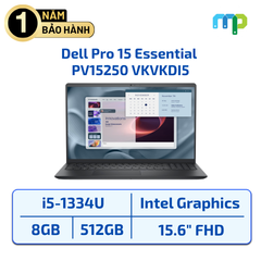 Laptop Dell Pro 15 Essential PV15250 I5-1334U/8GB/SSD 512GB/15.6