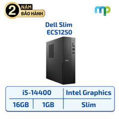 Máy bộ Dell Slim ECS1250 I5-14400/16GB DDR5/SSD 1TB/KM/Wifi/ Bluetooth/Win11H