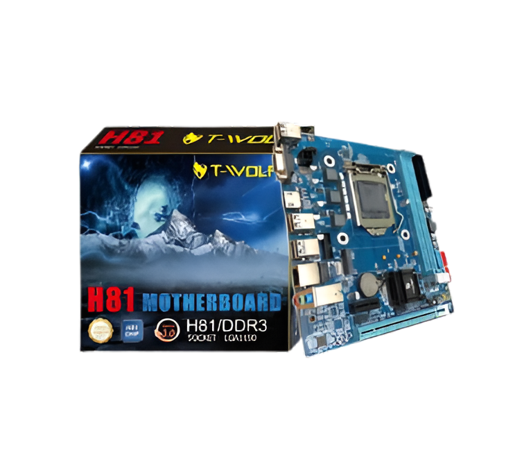 Mainboard T-Wolf H81/LGA 1150/VGA/HDMI/NVMe