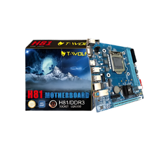 Mainboard T-Wolf H81/LGA 1150/VGA/HDMI/NVMe