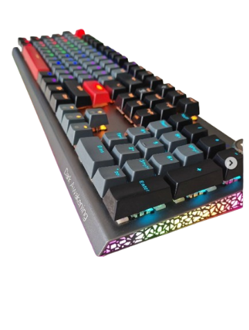 Bàn phím cơ có dây Gaming Zidli ZGK01/Đen