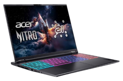 Laptop Acer Gaming Nitro V 16S AI ProPanel ANV16S-41-R337 R7 260/16GD5/1TGSSD/16FHD+ 180/W11/8GD7_RTX5050/ĐEN