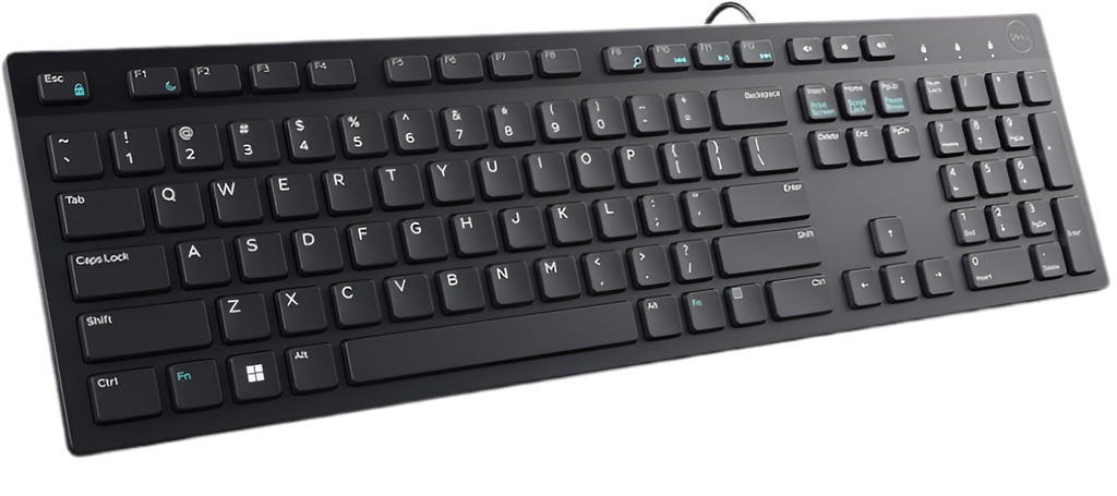 Bàn Phím Có Dây KEY BOARD DELL Multimedia USB Port KB 216-B