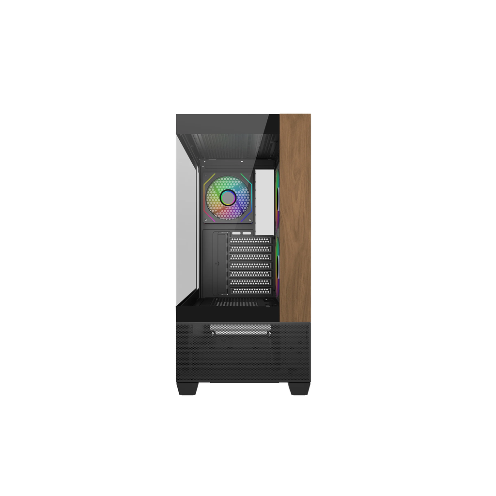 Vỏ máy tính Case Cooler Master ELITE 690 WOOD BLACK