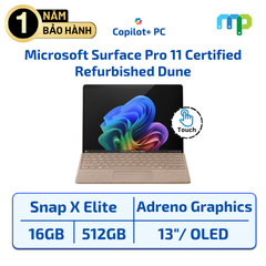 Laptop Microsoft Surface Pro 11 (Certified Refurbished) Snapdragon® X Elite/16GB/512GB SSD/ 13