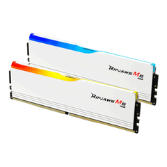 Ram GSkill Ripjaws M5 RGB White 64GB | 2x32GB, DDR5, 5200MHz (F5-5200J4040A32GX2-RM5RW)