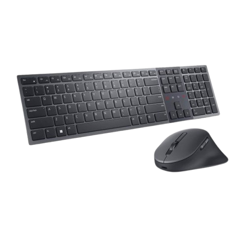 Combo Phím Chuột không dây Dell Rechargeable Collaboration Keyboard and Mouse Combo US English-KM900-Retail Packaging-3yr Adv Exc Serv-SnP