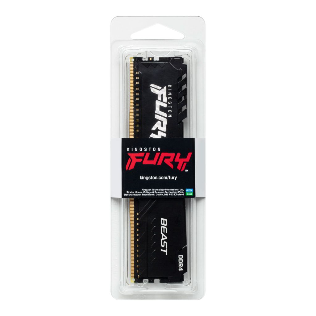 Ram PC Kingston Fury Beast 32GB | 32GBx1/DDR4/ 3200MHz KF432C16BB/32