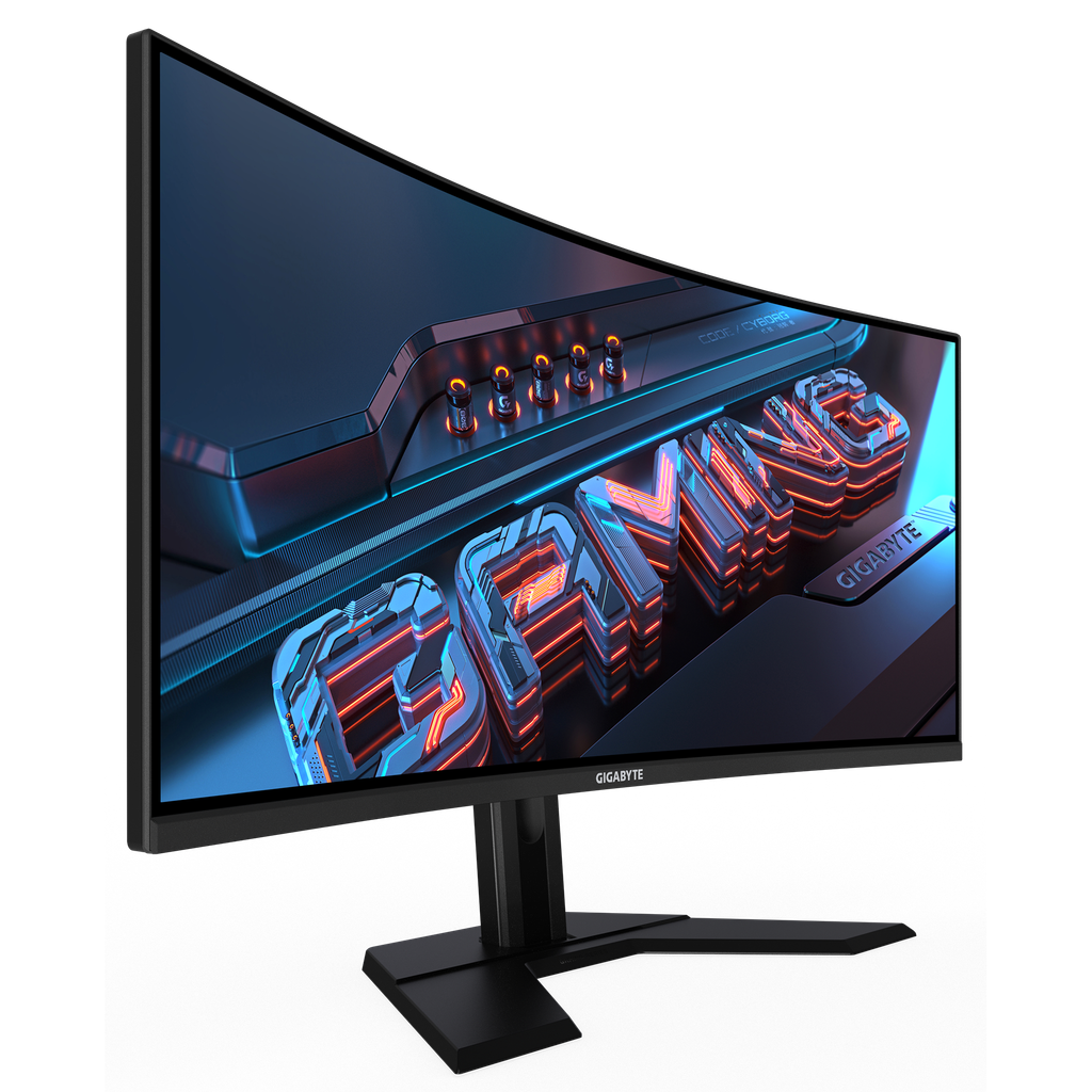 Màn hình Gigabyte G34WQCP EK1 | 34 inch, WQHD, VA, 180Hz, 1ms, chân CTH, cong