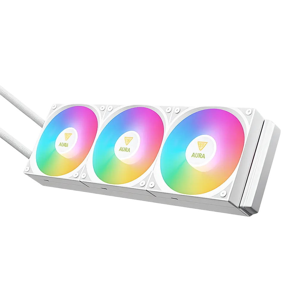 Tản Nhiệt Nước Gamdias AURA GL360 LITE II Digital White