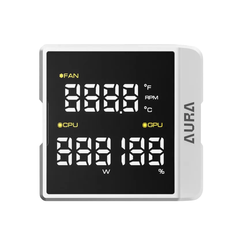 Tản Nhiệt Nước Gamdias AURA GL360 LITE II Digital White