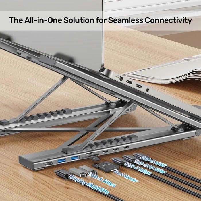 Giá Đỡ Laptop Kèm Hub Type-C UNITEK D1137AGY01