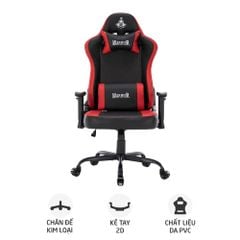 Ghế Gaming Warrior Raider Series WGC207 Đen đỏ