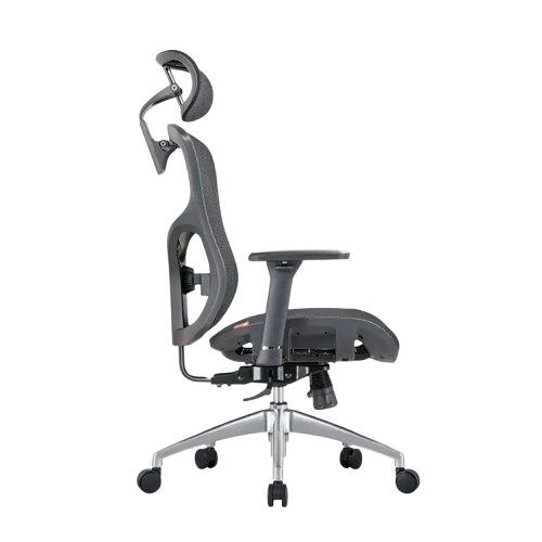 Ghế công thái học Manson Vera lưới Wintex Đen/ lưng nâng hạ/ mặt ngồi trượt/ tay 3D/ Piston 4 cấp BIFMA