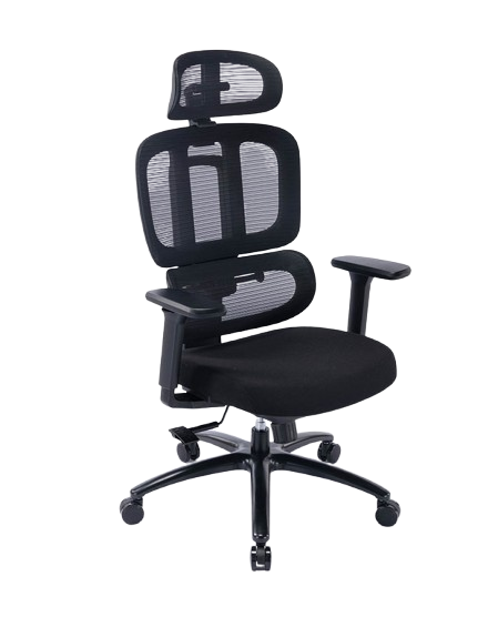 Ghế Warrior Ergonomic Hero Series WEC509 Chân Xoay/ Đen